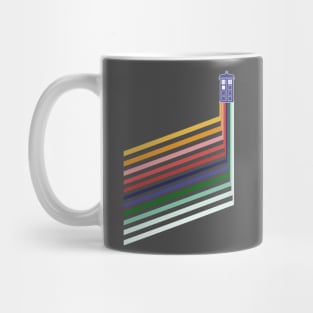 13th Doctor Retro Diagonal Stripes Mug